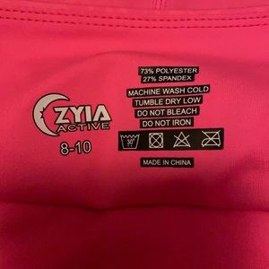 Hot Pink Zyia Leopard Leggings